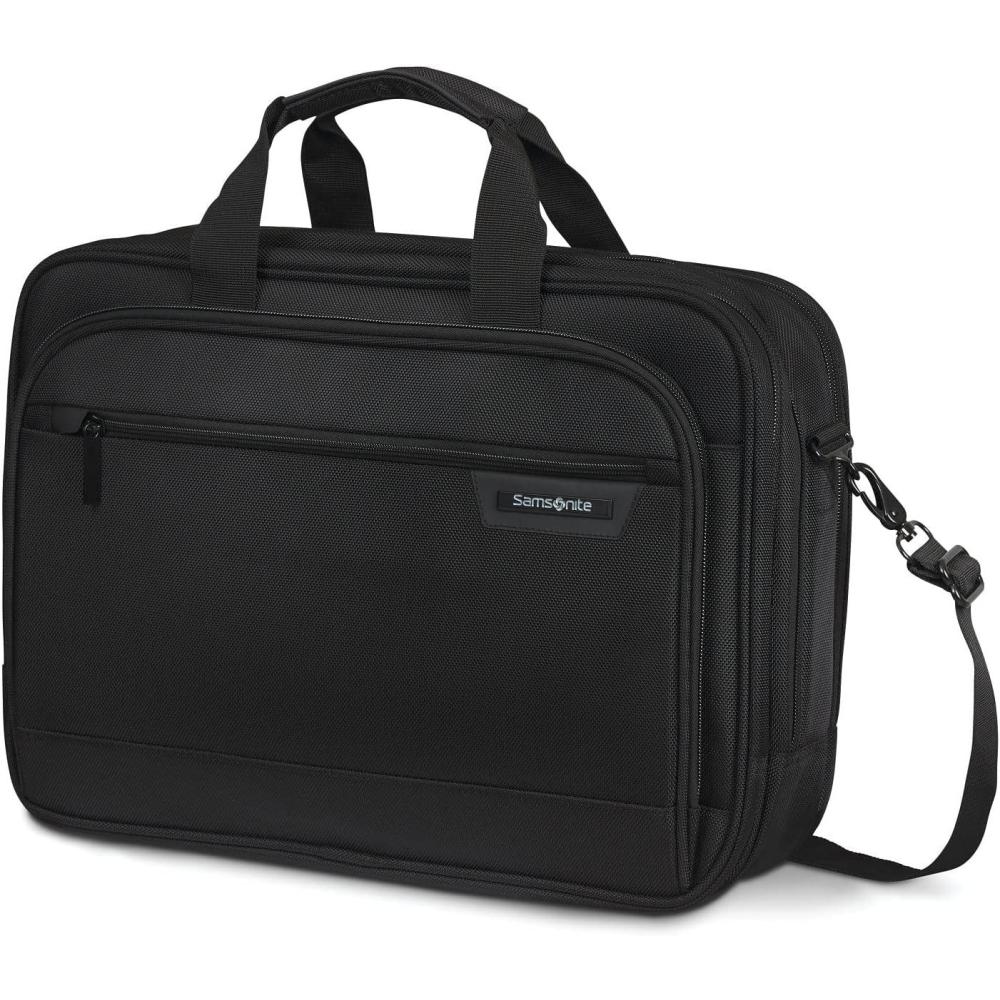 imageSamsonite Classic 2 0 3 Compartment Briefcase 156 inch Black