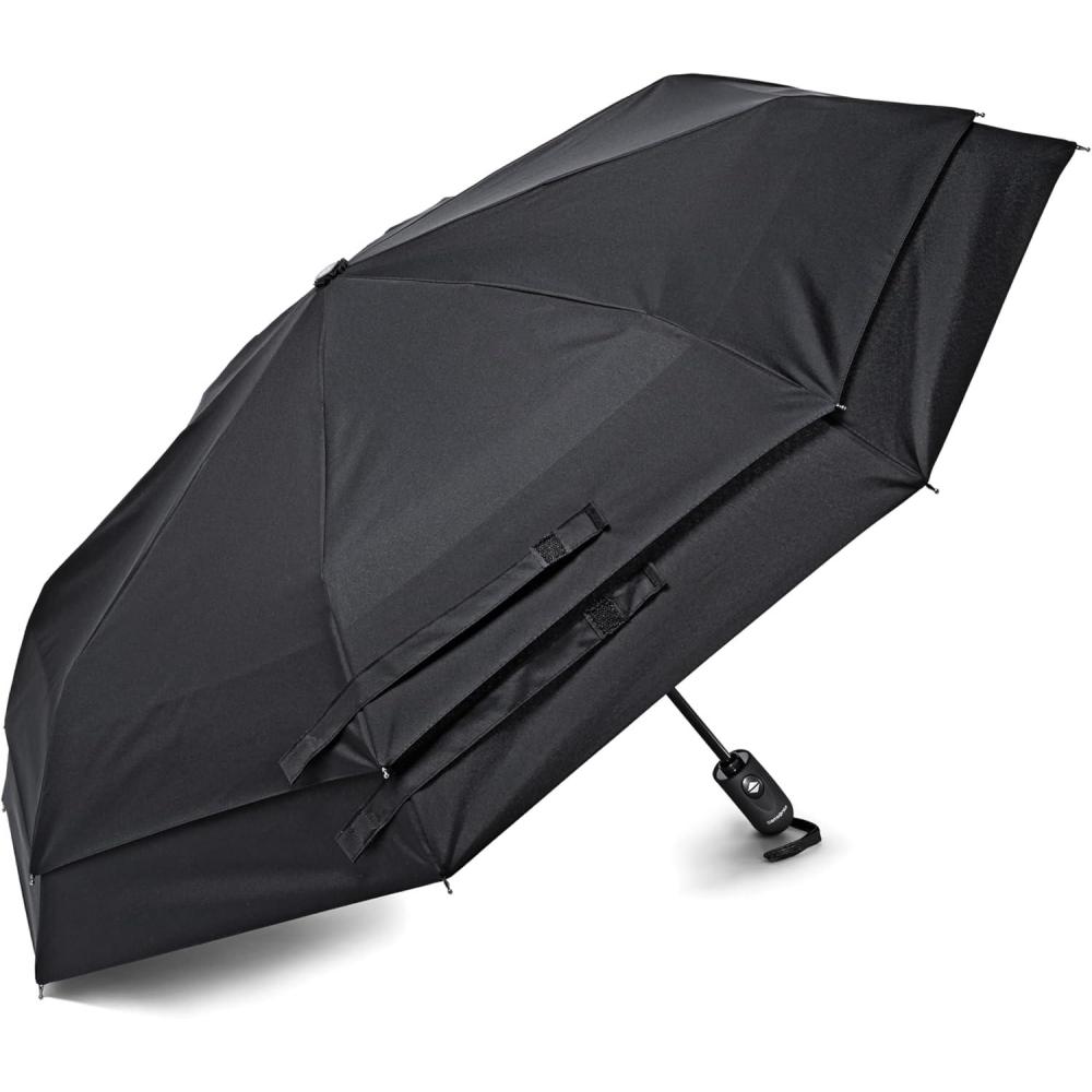 imageSamsonite Compact Auto OpenClose UmbrellaBlack