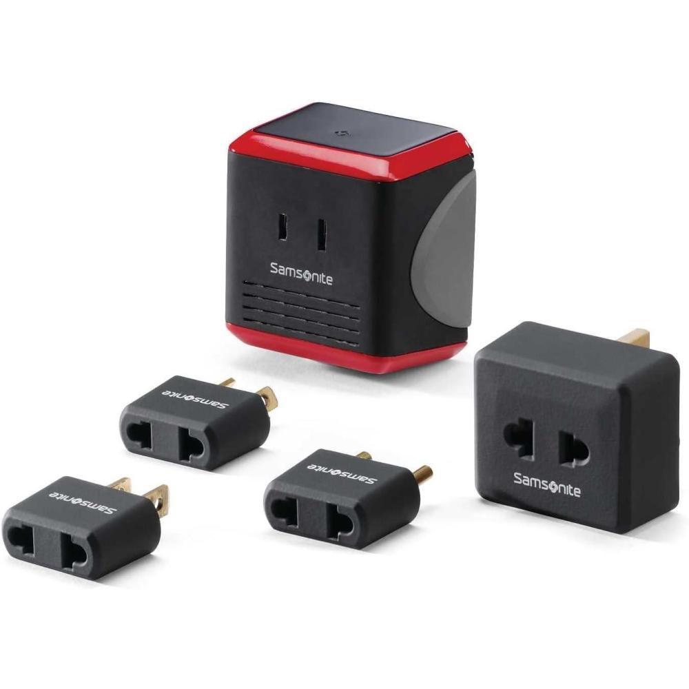 imageSamsonite ConverterAdapter Kit With Pouch BlackRed One SizeBlackRed