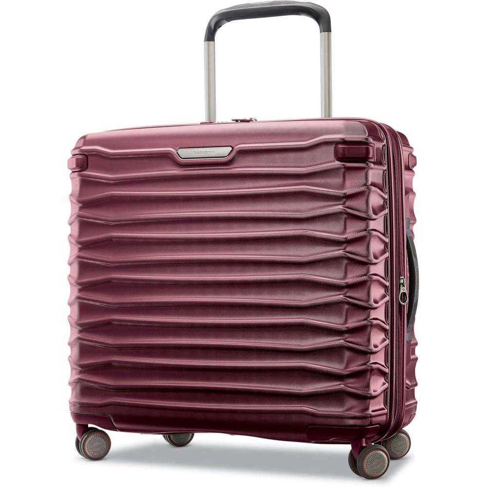 imageSamsonite Stryde 2 Hardside Expandable with Double Spinner Wheels 2PC SET 22X14X9LG Stealth BlackMerlot