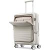 Samsonite Paralux Large Checked Luggage – Innovative Design – Quick Access Front Pocket – Dual Suspension Wheel Technology – TSA Lock – Expandable – Includes Removable Packing Cubes – Stone Grey(Stone Grey)