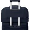 Samsonite Paralux Weekender Duffel Bag, Travel Carry-On Bag with Wide Opening, Drop-Bottom Shoe & Laundry Compartment, AirTag Holder, StackIt Strap – Business & Leisure Travel Bag(Midnight Navy)