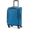 Samsonite Saire LTE Softside Expandable Luggage with Spinner Wheels, Pine Green, 3-Piece Set (Carry On/Medium/Large)(Caribbean Blue)