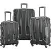 Samsonite Centric Hardside Expandable Luggage with Spinner Wheels, Black, Carry-On 20-Inch(Black)