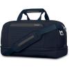 Samsonite Paralux Weekender Duffel Bag, Travel Carry-On Bag with Wide Opening, Drop-Bottom Shoe & Laundry Compartment, AirTag Holder, StackIt Strap – Business & Leisure Travel Bag(Midnight Navy)