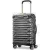 Samsonite Stryde 2 Hardside Expandable with Double Spinner Wheels, 2PC SET (22X14X9/LG), Stealth Black(Brushed Graphite)