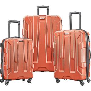 Samsonite Centric Hardside Expandable Luggage with Spinner Wheels, Black, Carry-On 20-Inch(Burnt Orange)