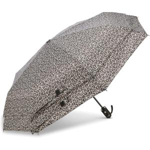 Samsonite Compact Auto Open/Close Umbrella(Grey/Black Cheetah)
