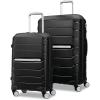 Samsonite Freeform 2-Piece Luggage Set – Carry-On & Large Checked Luggage with Dual Spinner Wheels – Durable Polypropylene Hardshell – TSA Lock, Airline-Approved – Expandable Hard Shell – Mint Green(Black)