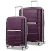 Samsonite Freeform 2-Piece Luggage Set – Carry-On & Large Checked Luggage with Dual Spinner Wheels – Durable Polypropylene Hardshell – TSA Lock, Airline-Approved – Expandable Hard Shell – Mint Green(Amethyst Purple)