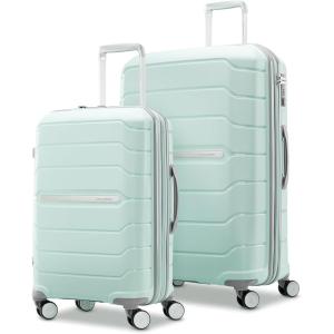 Samsonite Freeform 2-Piece Luggage Set – Carry-On & Large Checked Luggage with Dual Spinner Wheels – Durable Polypropylene Hardshell – TSA Lock, Airline-Approved – Expandable Hard Shell – Mint Green(Mint Green)