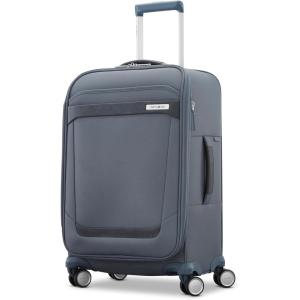 Samsonite Elevation Plus 30-Inch Large Checked Luggage – Expandable Softside Spinner Suitcase – Midnight Blue(Slate)
