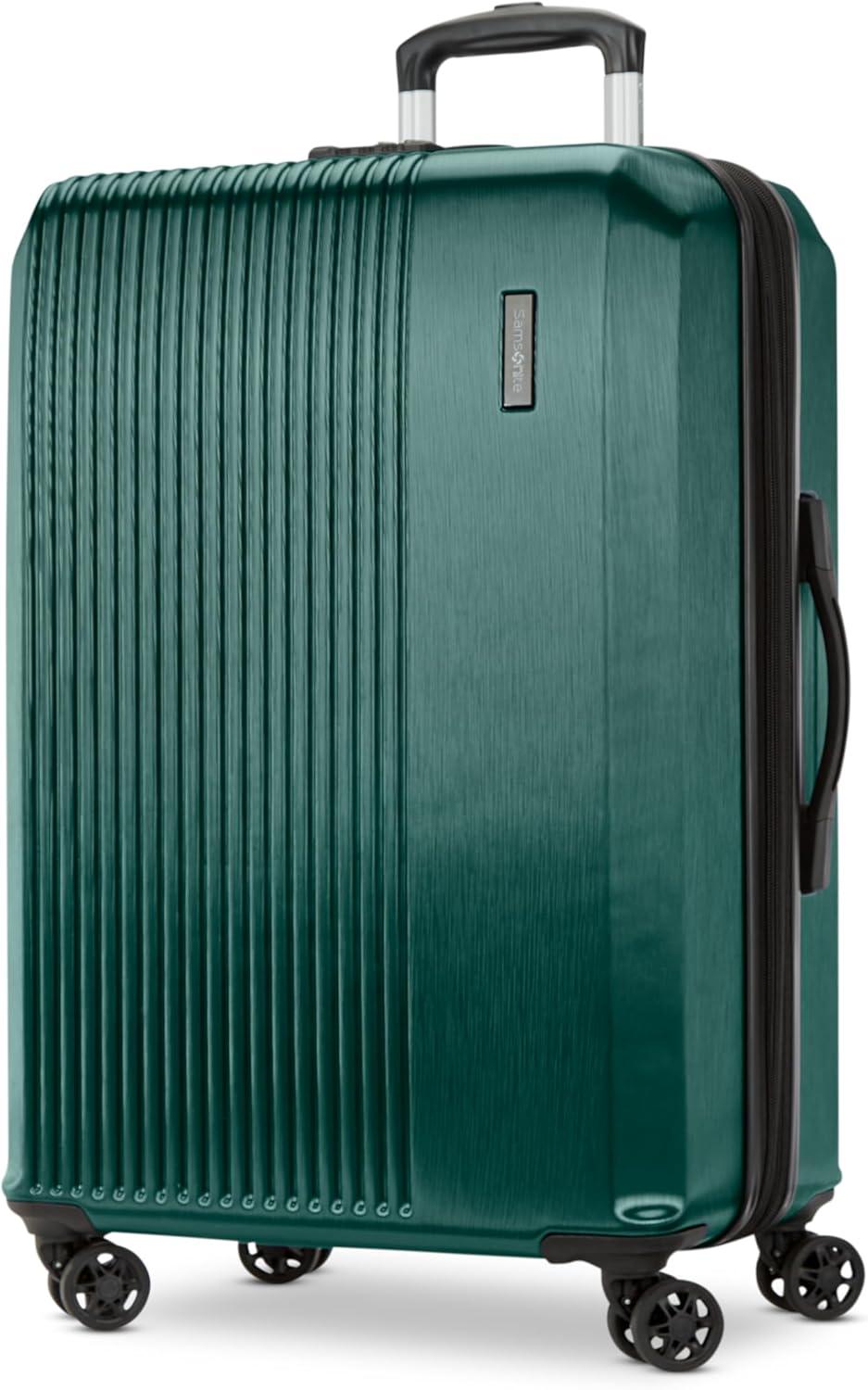 imageSamsonite Alliance SE Hardside Luggage with Spinner Wheels Lightweight LARGE SPINNER SILVERGreen