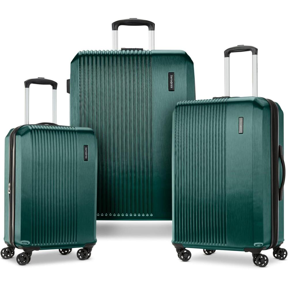 imageSamsonite Alliance SE Hardside Luggage with Spinner Wheels Lightweight LARGE SPINNER SILVERGreen