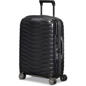 Samsonite Proxis Hardside Expandable Luggage with Spinners, Global Carry-On Spinner, HONEY GOLD(Black)