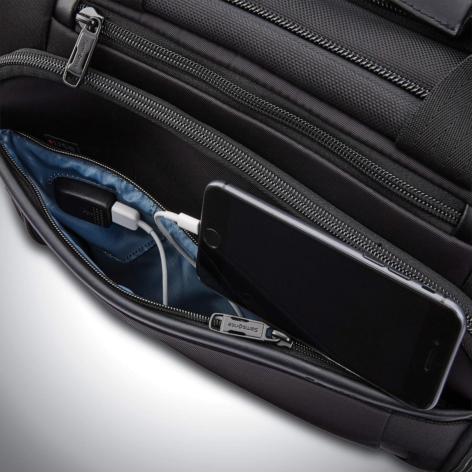 imageSamsonite Pro Slim Messenger Black 156InchBlack